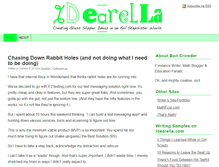 Tablet Screenshot of idearella.com